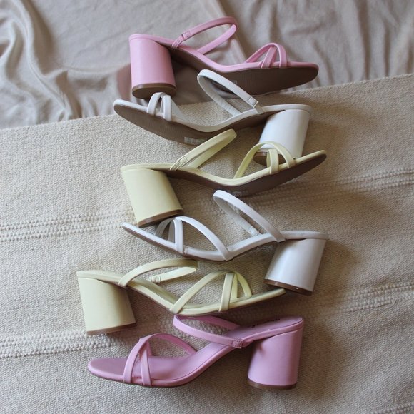 🚨FEW PAIRS LEFT// Pastel Yellow Strappy Sandal - Picture 10 of 12